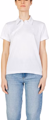 White Polyester T-Shirt