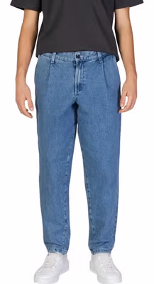 Blue Cotton Relaxed Fit Jeans