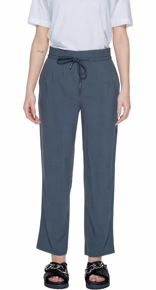 Street One Green Viscose Casual Pants