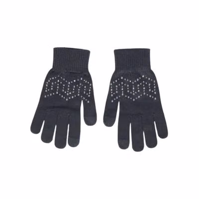 Gray Recycled Polyester Gloves