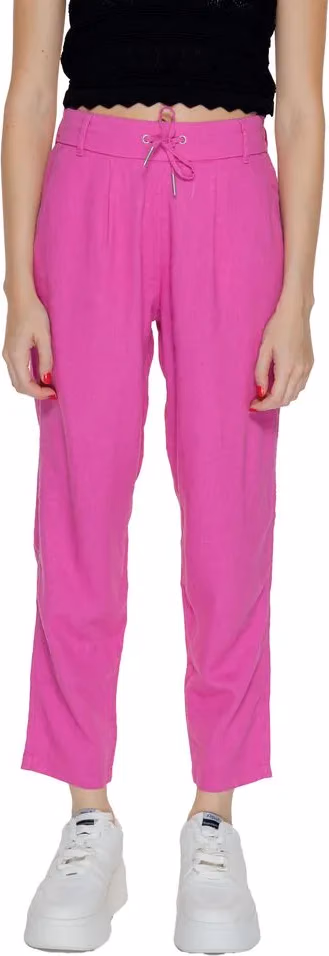 Only Multicolor Linen Casual Pants