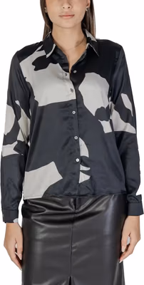 Black Recycled Polyester Blouse
