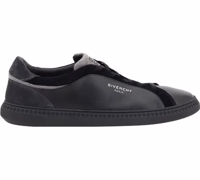 Black Leather G Set Sneakers