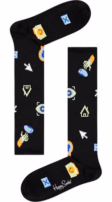 Black Cotton Socks