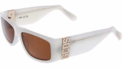 White Acetate Sunglasses