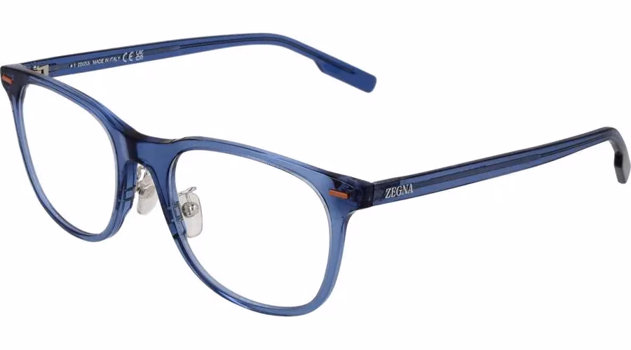 Ermenegildo Zegna Blue Acetate Glasses (Frames)