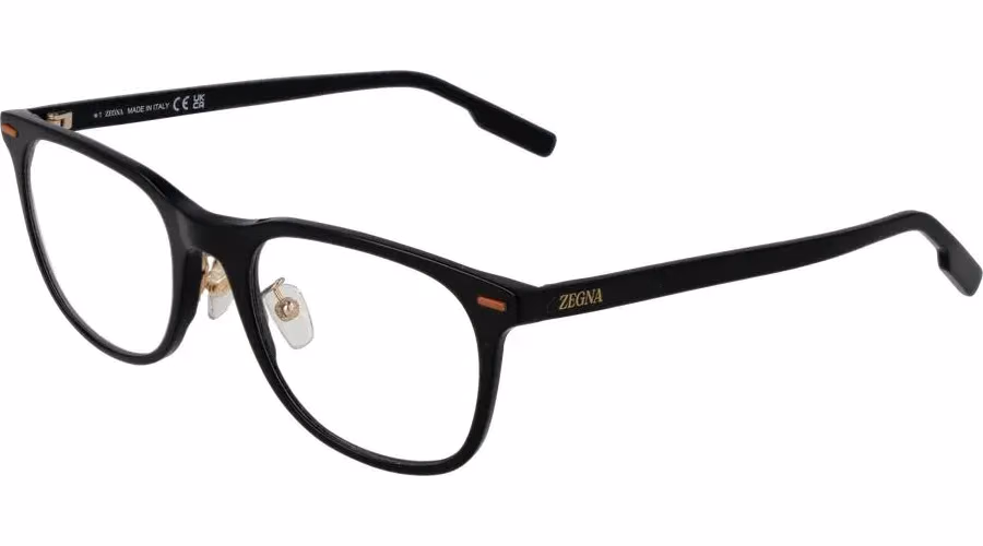 Ermenegildo Zegna Black Acetate Glasses (Frames)