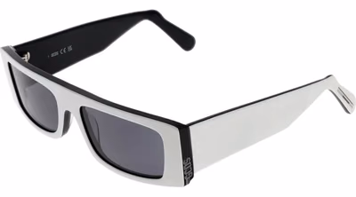 White Plastic Sunglasses