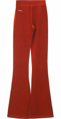 Red Cotton Athletic Pants