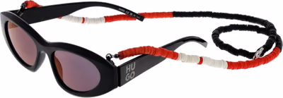Black Polyamide Sunglasses
