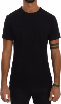 Black Cotton T-Shirt