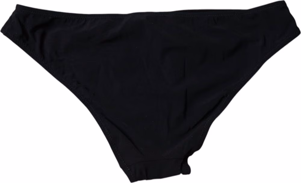 Dolce & Gabbana Black Nylon Stretch Mid Waist Panty Underwear