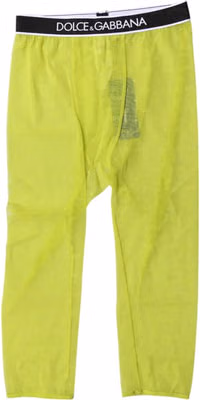 Green DG Logo Nylon Cropped Tights Underwear