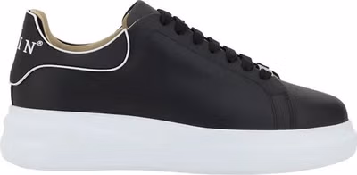 Black Calf Leather Bos Taurus Low Top Sneakers