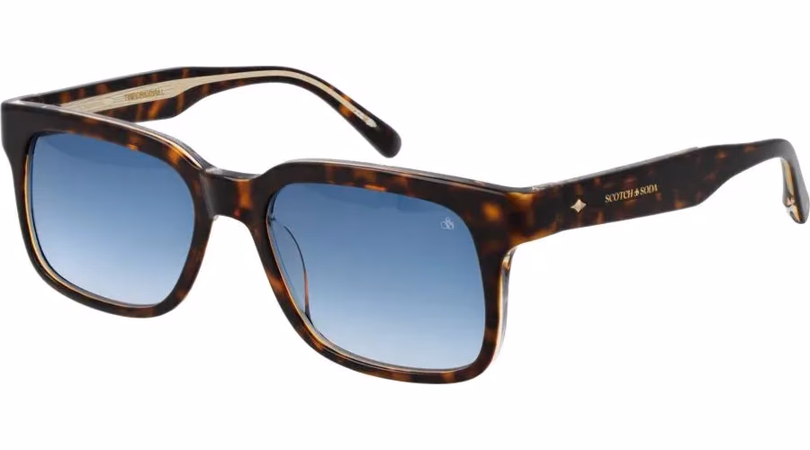 Scotch & Soda Brown Acetate Sunglasses