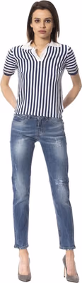 Blue Other Fibres Women Jeans