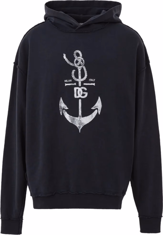 Dolce & Gabbana Blue Cotton Sweatshirt