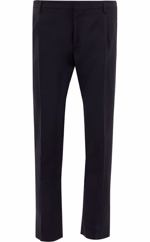 Valentino Garavani Black Wool Dress Pants