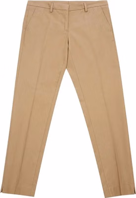Brown Cotton Chino Pants