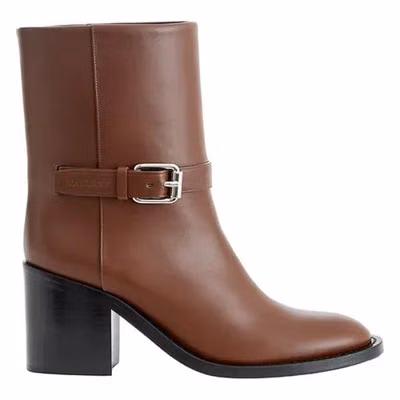 Brown Leather Ankle Boots