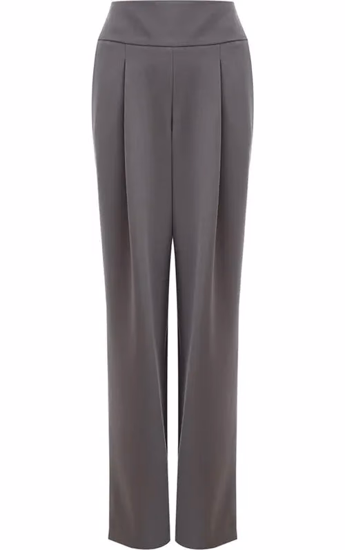 Lardini Gray Wool Casual Pants