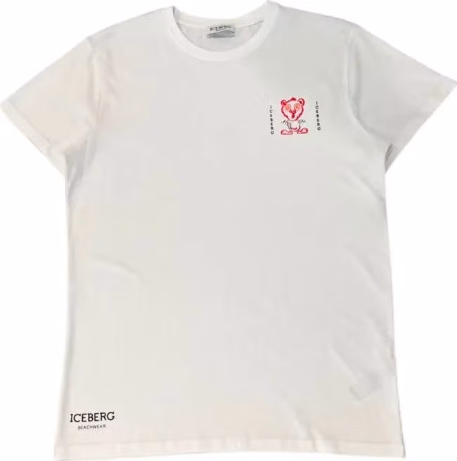 Iceberg White Cotton Men T-Shirt