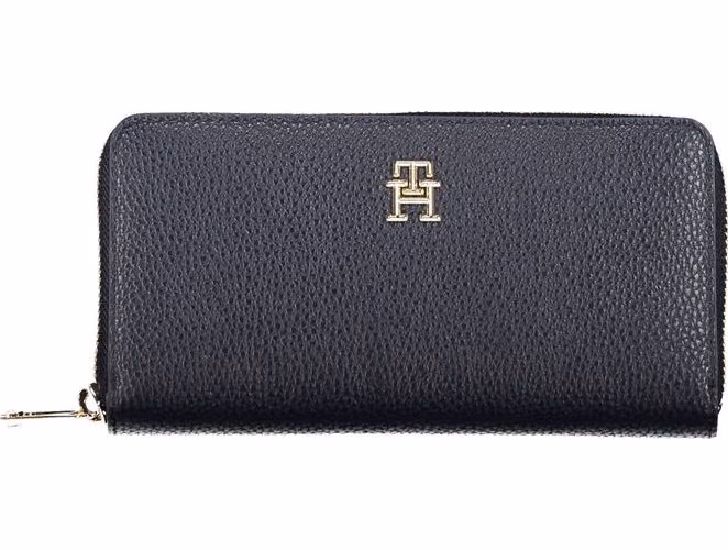 Tommy Hilfiger Blue Polyurethane Women Wallet