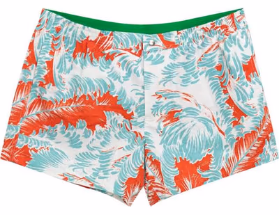 White Polyamide Swim Shorts