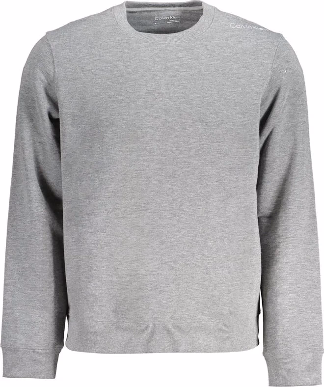 Calvin Klein Grigio Polyester Men Sweatshirt