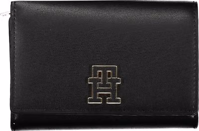 Black Polyurethane Women Wallet