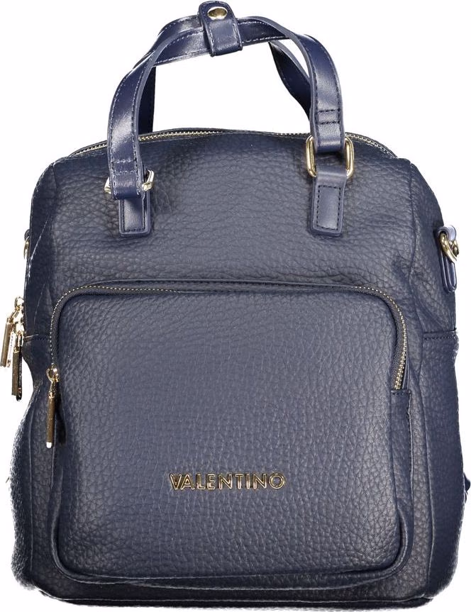 Mario Valentino Blue Polyurethane Women's Backpack