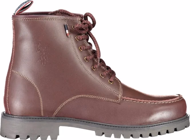 U.S. POLO ASSN. Red Leather Men's Boot