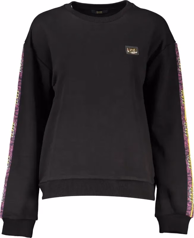 Cavalli Class Black Cotton Women Sweatshirt