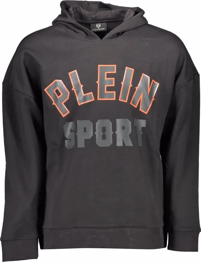 Plein Sport Black Cotton Men's Sweatshirt
