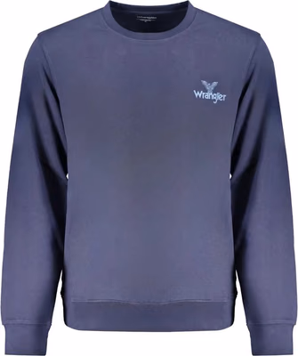 Blue Cotton Mens Sweatshirt