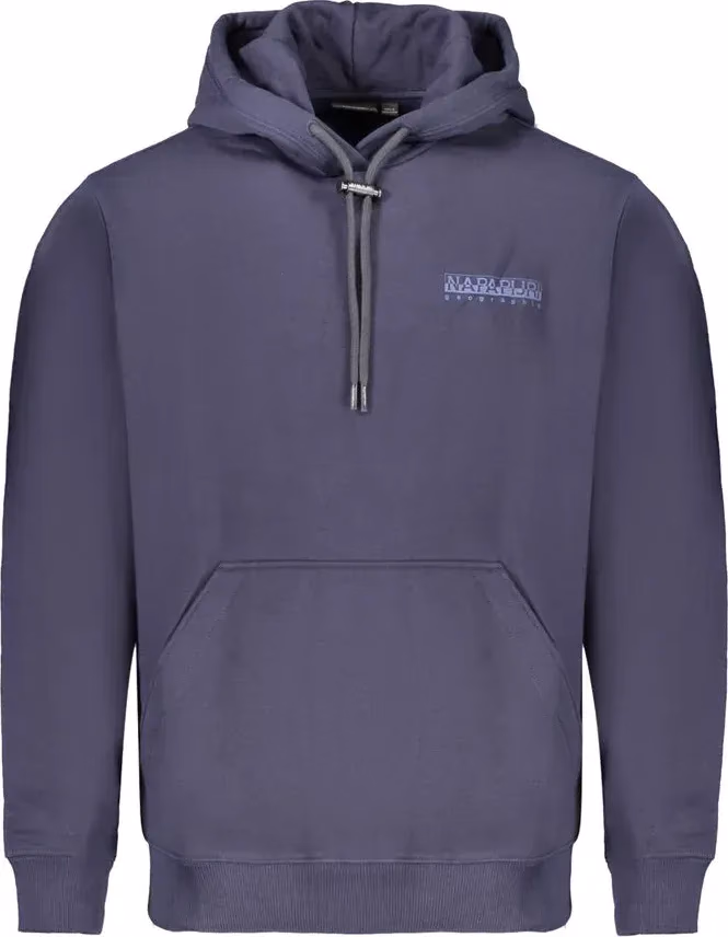 Napapijri Blue Cotton Men Sweater