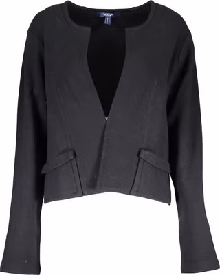 Black Wool Women Cardigan