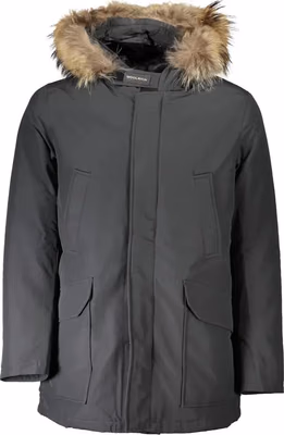 Gray Cotton Men's Jacket