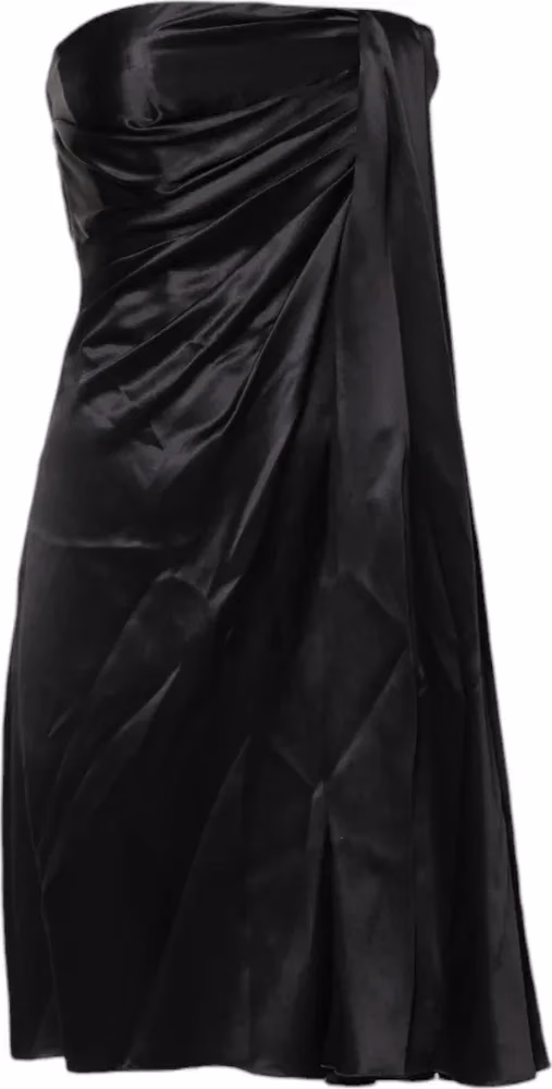 Dolce & Gabbana Black Strapless Sheath A-line Mini Dress