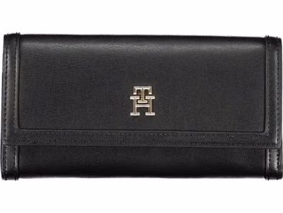 Elegant Black Dual-Compartment Wallet