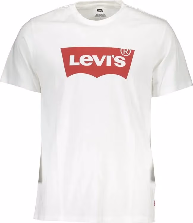 Levi's White Cotton Men's T-Shirt