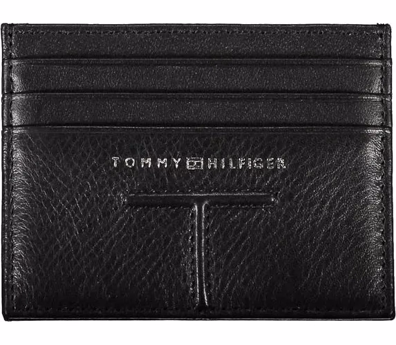 Tommy Hilfiger Nero Pelle Mens Wallet