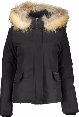 Black Cotton Women's Jacket