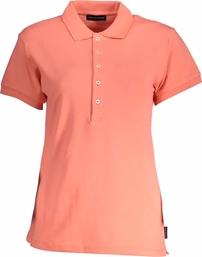 North Sails Pink Organic Cotton Women Polo