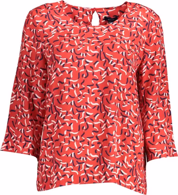 Red Viscose Women Sweater