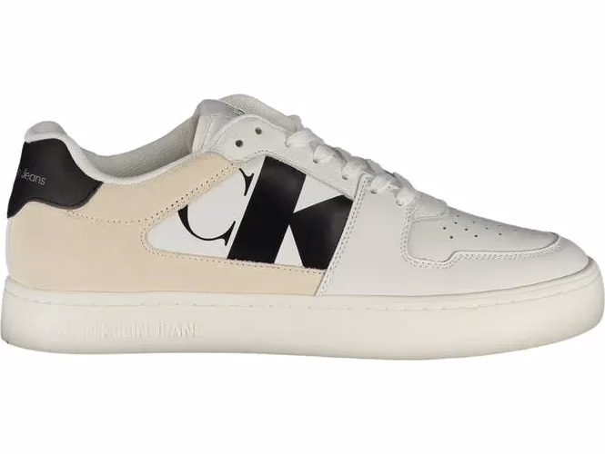 Calvin Klein Bianco Polyurethane Men Sneaker