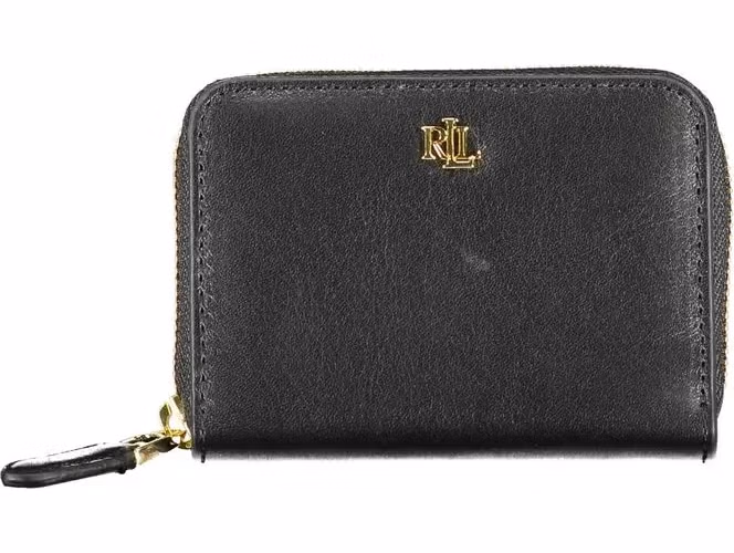 Ralph Lauren Nero Leather Women Wallet