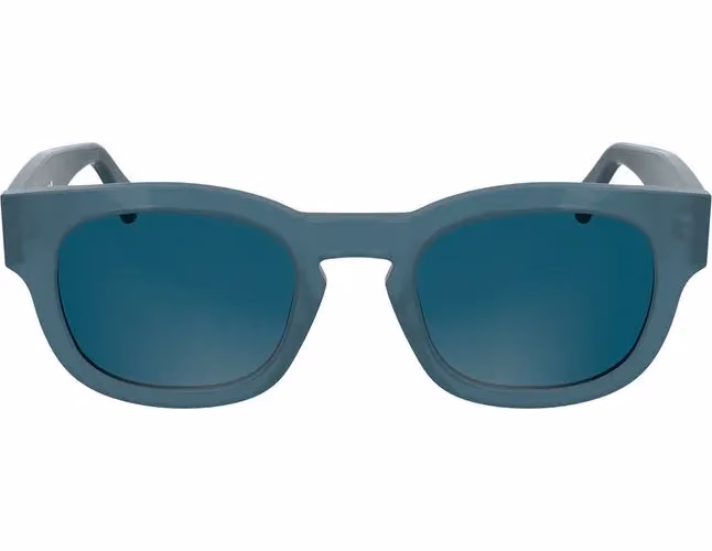Calvin Klein Blue Acetate Women Sunglasses