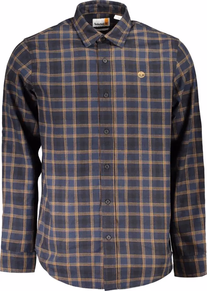 Timberland Blue Cotton Men's Shirt