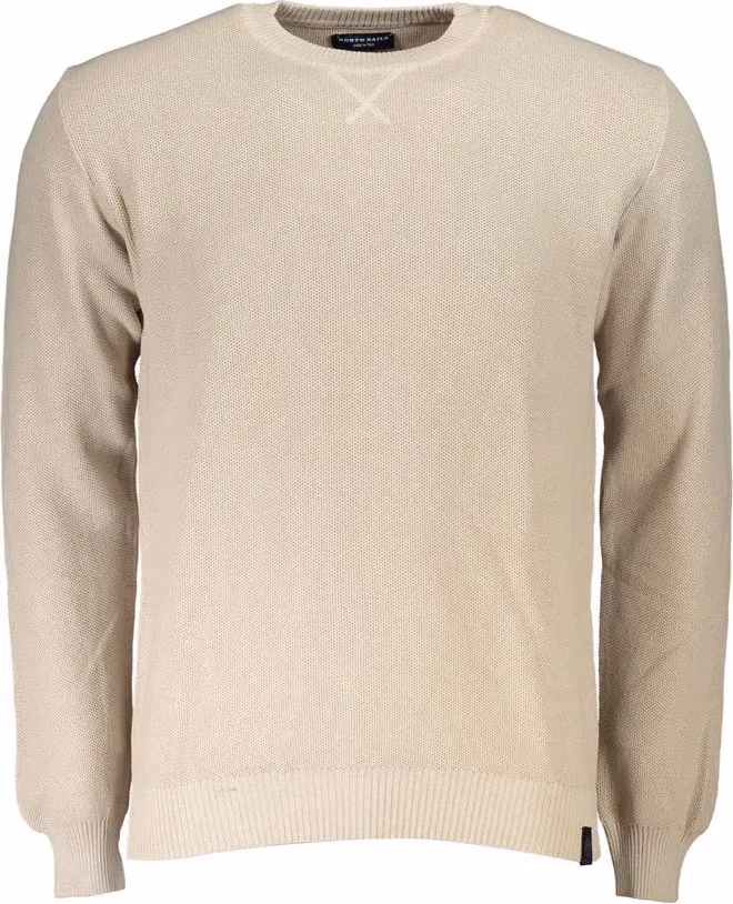 North Sails Beige Organic Cotton Men's Sweater